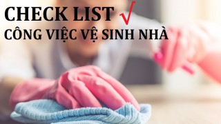 Mẫu checklist dọn vệ sinh hàng ngày mới và đầy đủ nhất