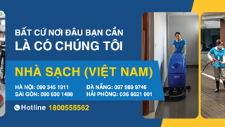 Dịch vụ vệ sinh nhà mới xây tại Nhà Sạch Việt Nam